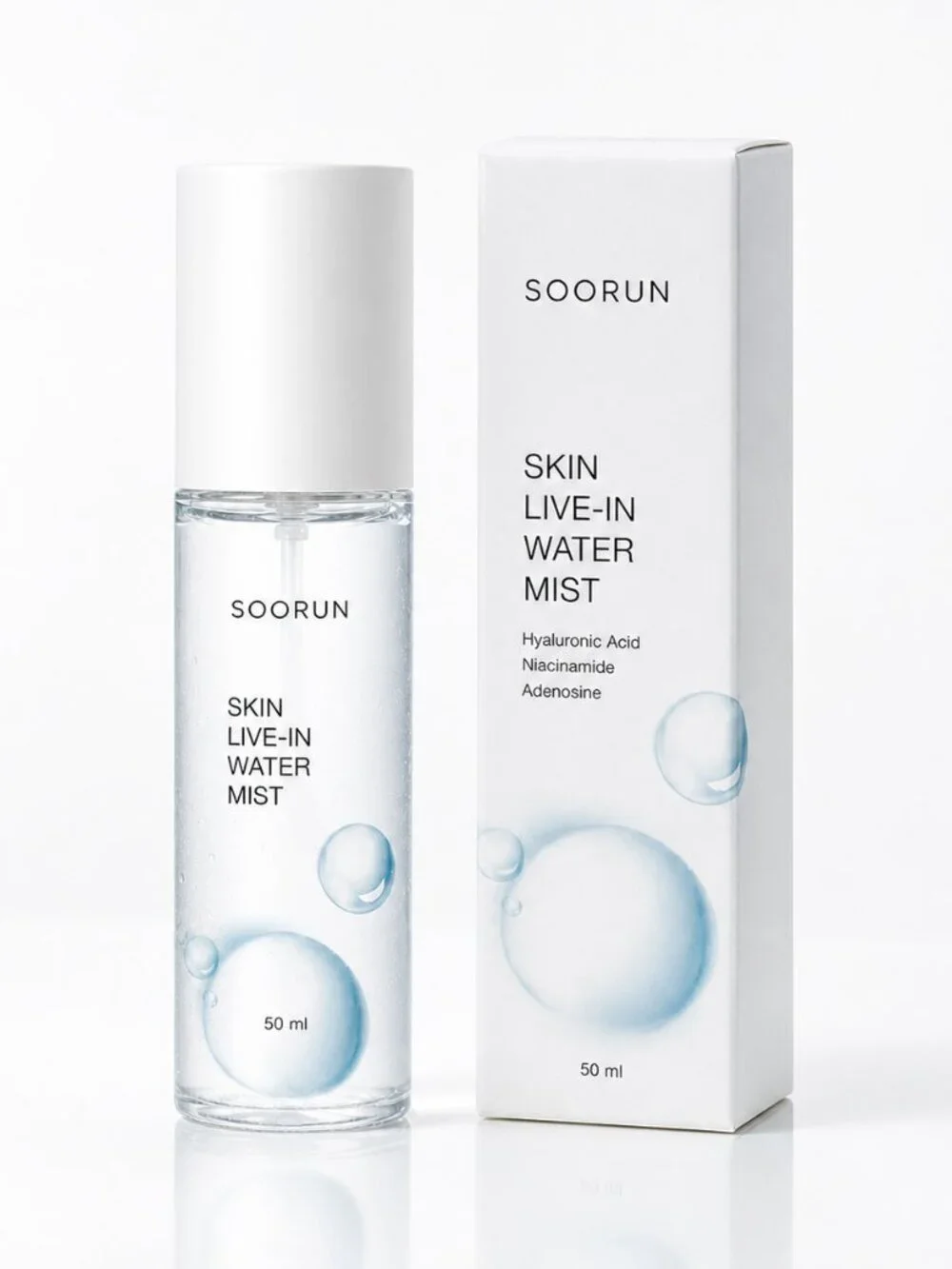 SOORUN Skin Live-In Water Mist 1.7oz NEW Sealed
